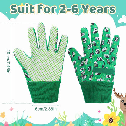 Gardening and Garden Gloves for Toddler, Children's Yard Work Glove, Age 2-6