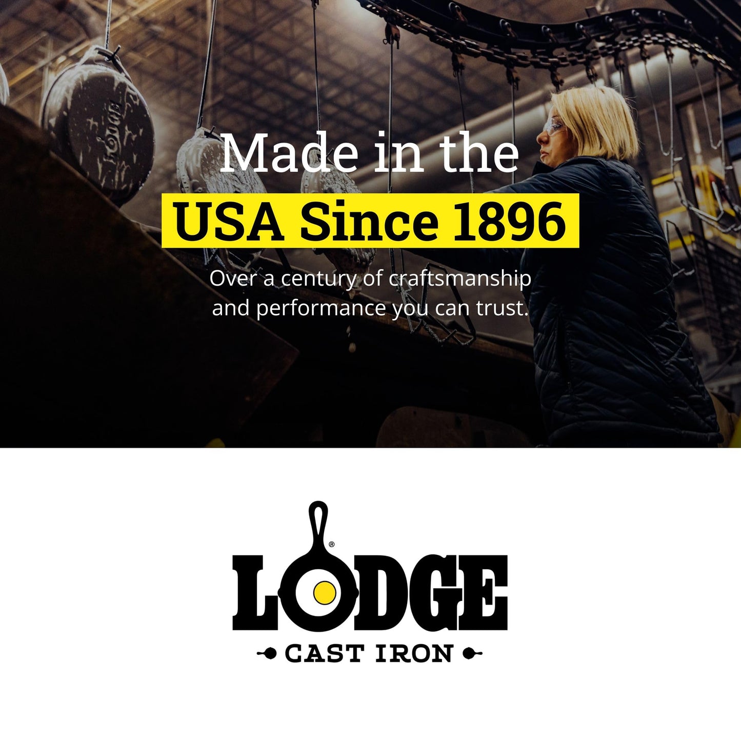 Lodge Pre-Seasoned Cast Iron Skillet Set, 8, 10.25 and 12 Inches