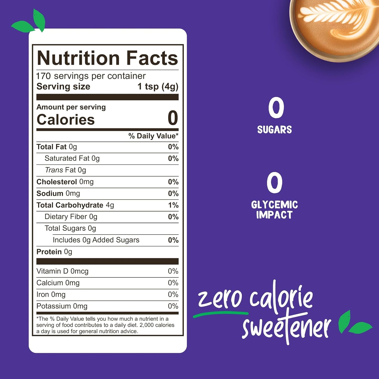 Pyure Organic Stevia Blend | Zero Calorie Sugar Substitute, 24 Oz Pouch