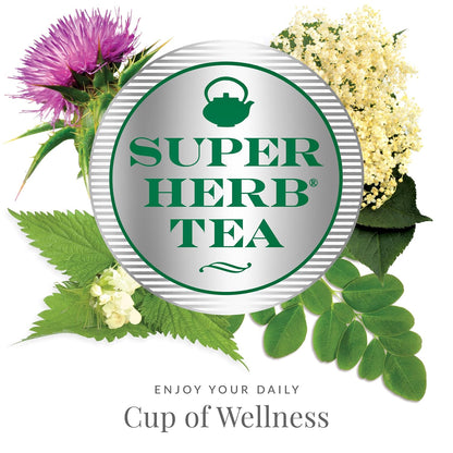 Organic Elderflower SuperHerb Tea Naturally Caffeine-Free 36 Ct. | The Republic of Tea