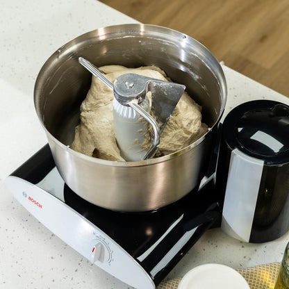 Bosch Blender Bundle - Black Universal Plus Mixer with Stainless Steel Bowl, Dough Hook Extender, and Blender