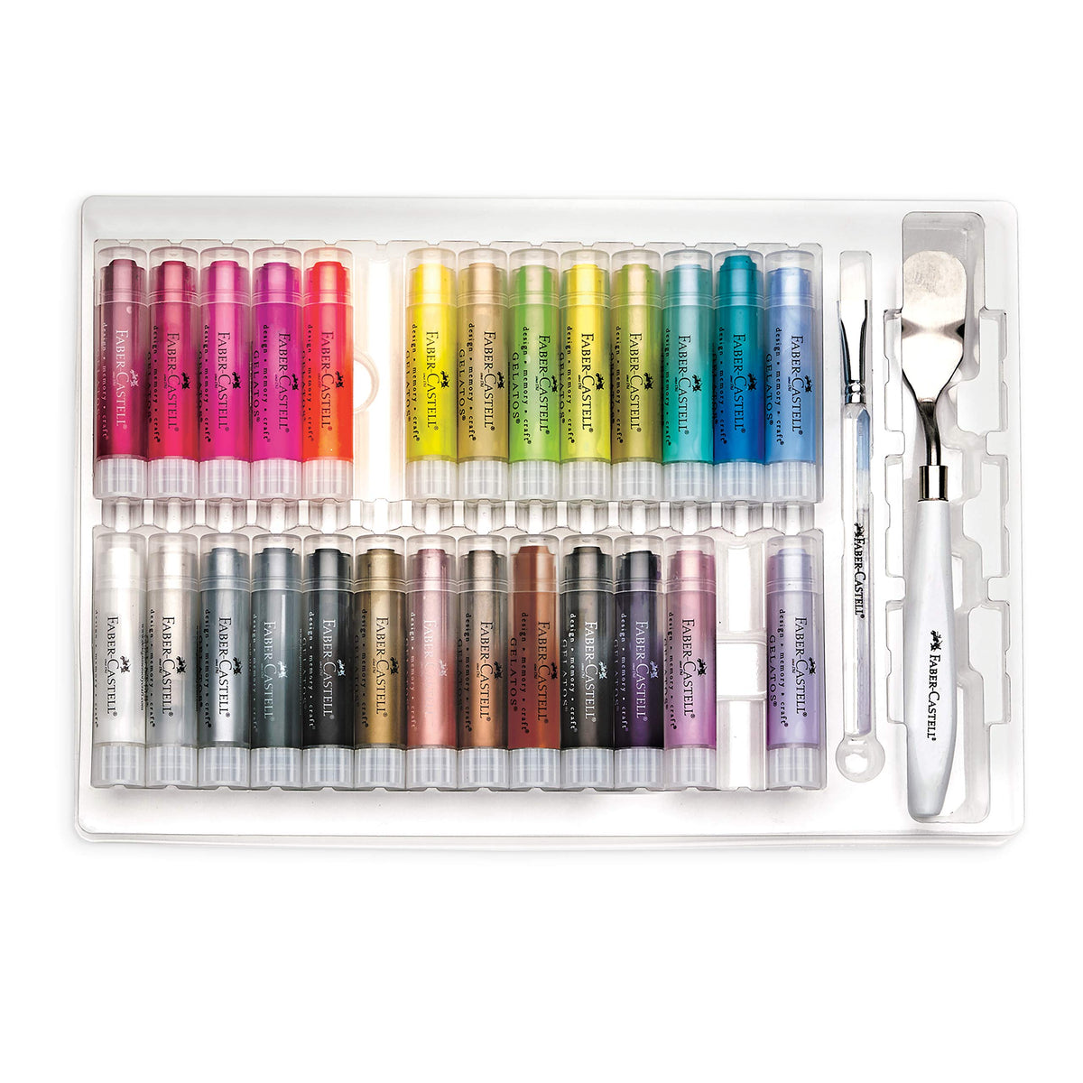 Mixed Media Gel Stick Crayons 28 Colors