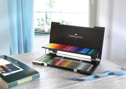 Faber-Castell Polychromos Artists' Color Pencils | Wood Box of 120 Colors