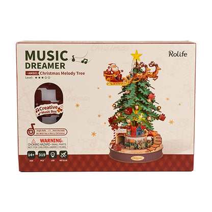 Christmas Melody Tree Rolife  Music Dreamer DIY Wooden