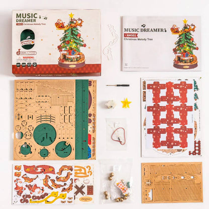Christmas Melody Tree Rolife  Music Dreamer DIY Wooden