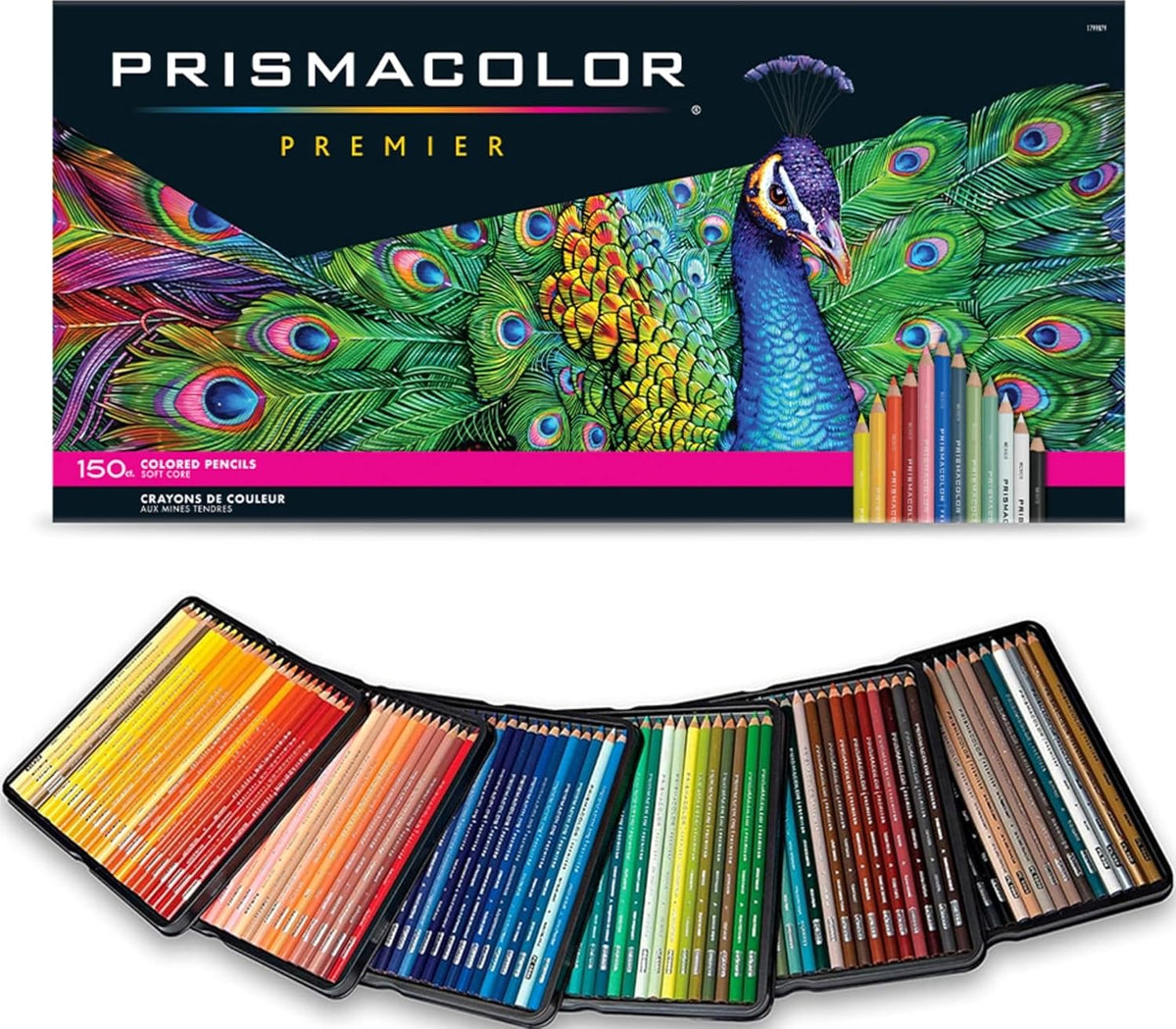 Large Prismacolor Premier Colored Pencils, Soft Core, Assorted Colors