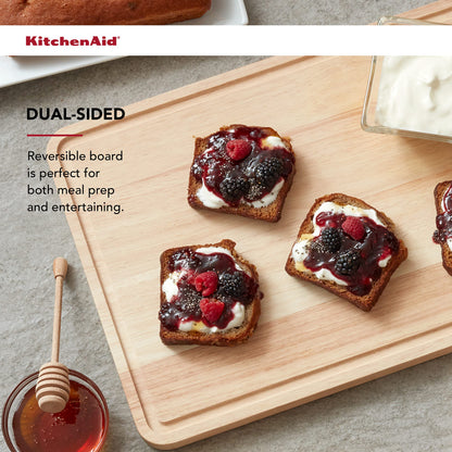 KitchenAid Rubberwood Cutting Board 8-inch x 10-Inch