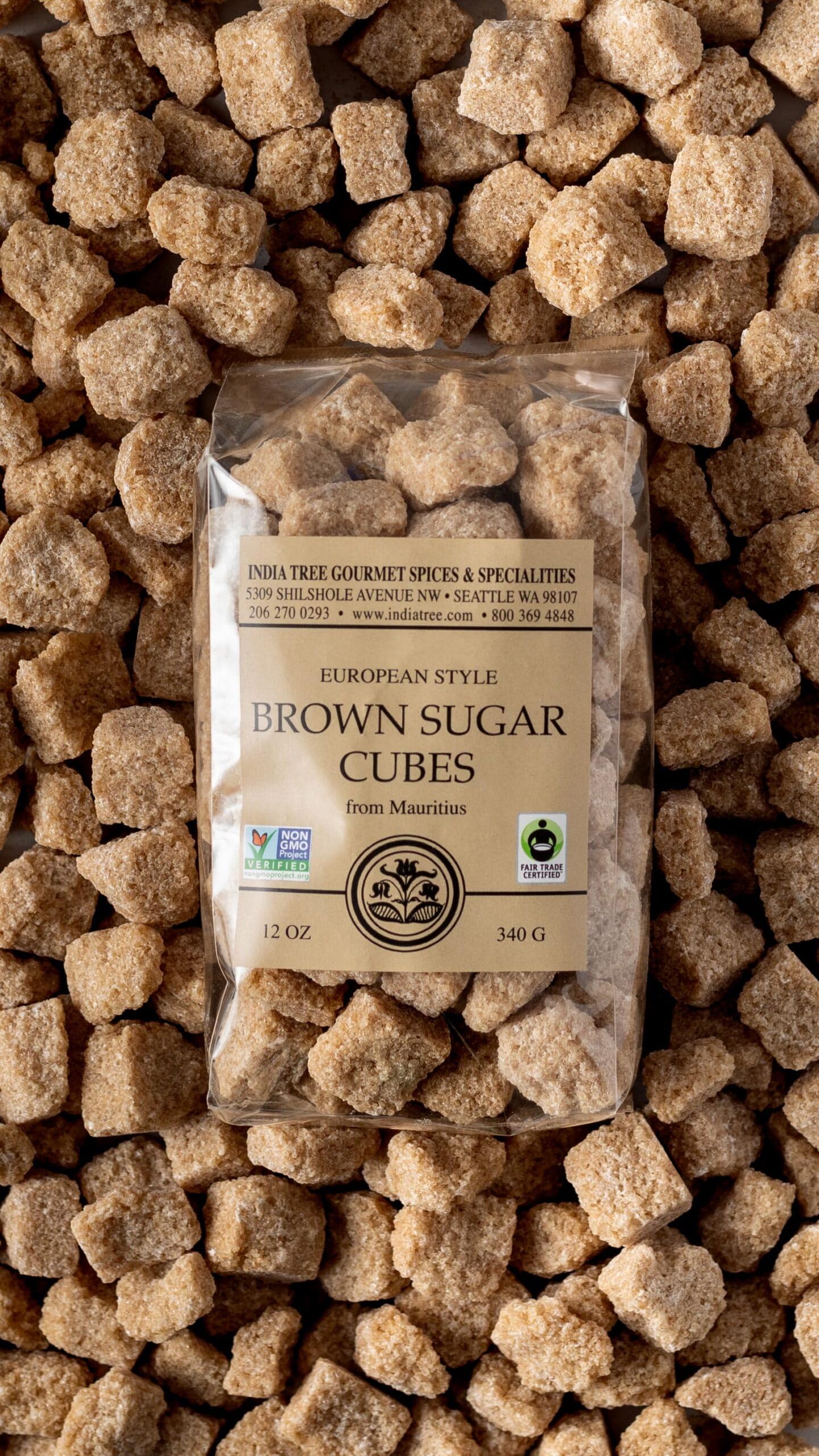 White Sugar Cubes Pure Cane Non-GMO Raw Sweetener