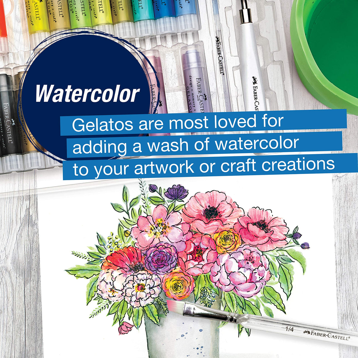 Mixed Media Gel Stick Crayons 28 Colors