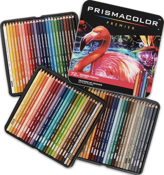Large Prismacolor Premier Colored Pencils, Soft Core, Assorted Colors