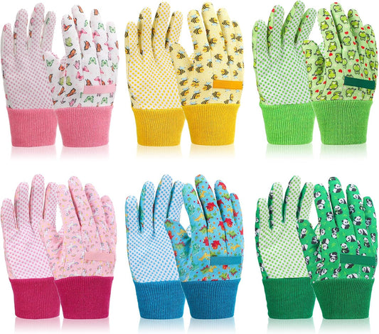 Gardening and Garden Gloves for Toddler, Children's Yard Work Glove, Age 2-6