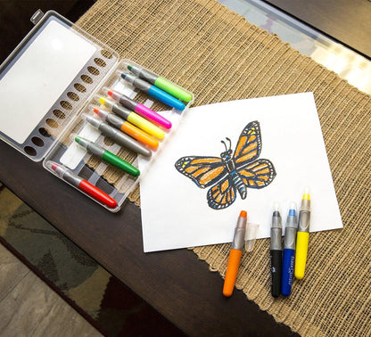 Mixed Media Gel Stick Crayons 12 Colors