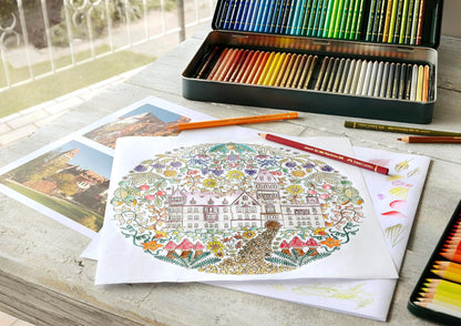 Faber-Castell Polychromos Artists' Color Pencils | Tin of 120 Colors