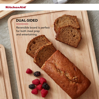 KitchenAid Rubberwood Cutting Board 8-inch x 10-Inch