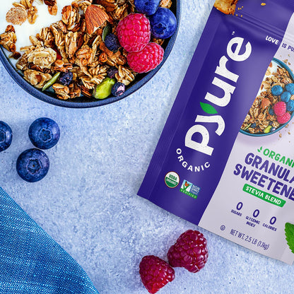 Pyure Organic Stevia Blend | Zero Calorie Sugar Substitute, 24 Oz Pouch