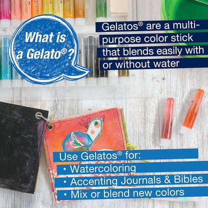 Mixed Media Gel Stick Crayons 28 Colors