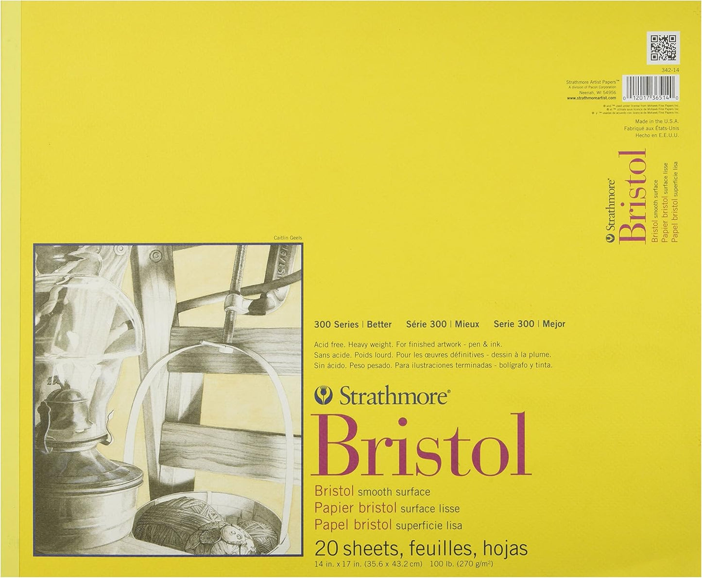 Strathmore 300 Series Bristol Paper Pad