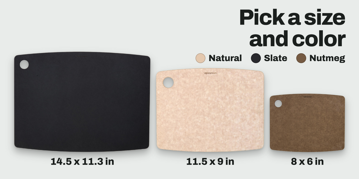 Epicurean Kitchen Series Cutting Board | 3 Sizes and Colors