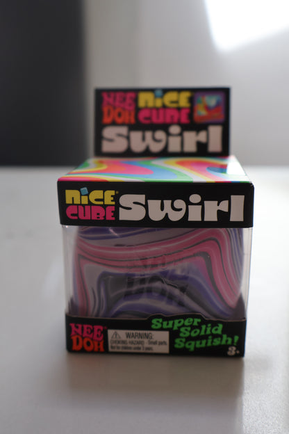 Nee Doh Nice Cube Swirl Stress Toy