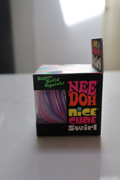 Nee Doh Nice Cube Swirl Stress Toy