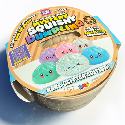 Crazy Fun 7" Bao Bun Mystery Squishy Rare Glitter