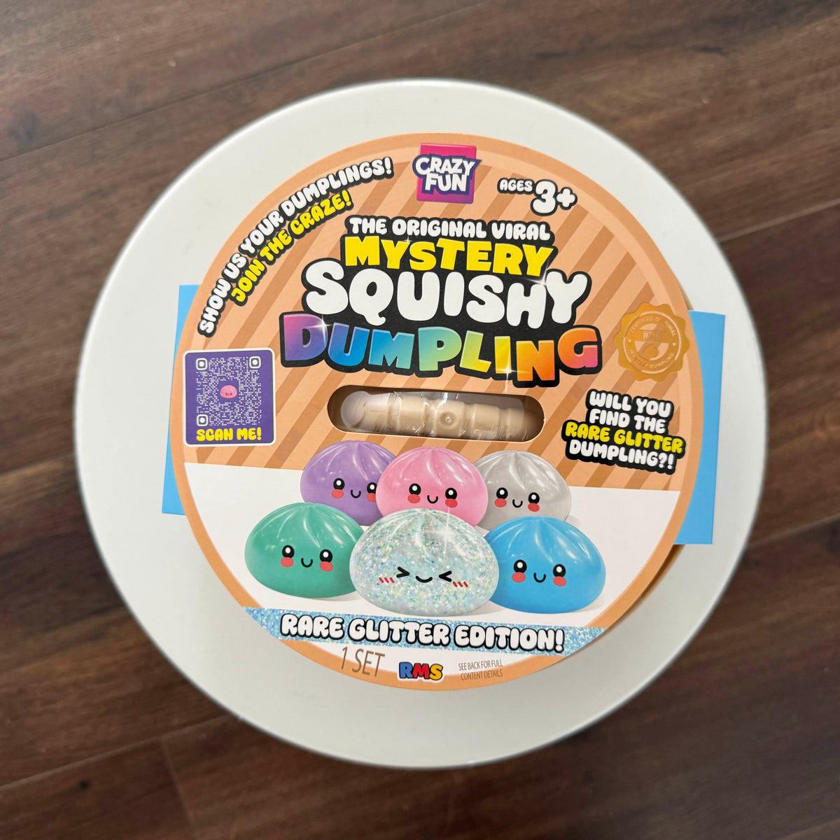 Crazy Fun 7" Bao Bun Mystery Squishy Rare Glitter