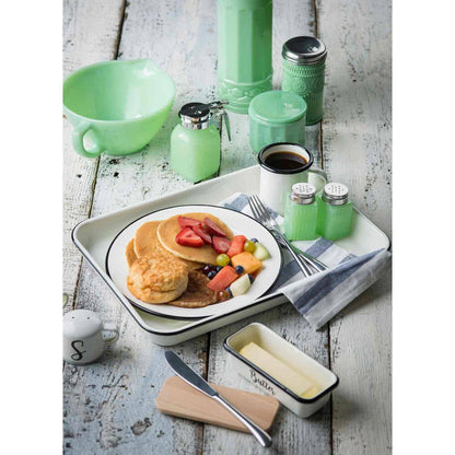 Glass Collection Salt Cellar With Lid