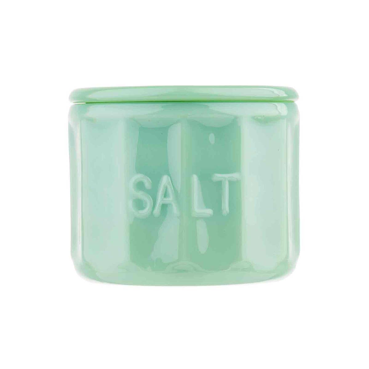 Glass Collection Salt Cellar With Lid
