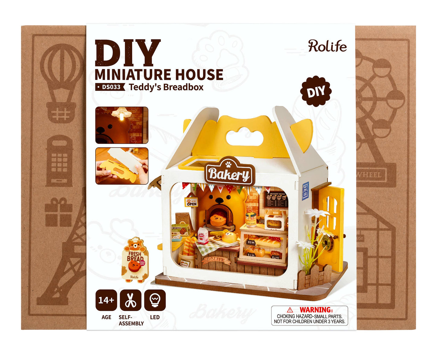 Teddy's Breadbox ROBOTIM Rolife DIY Miniature House