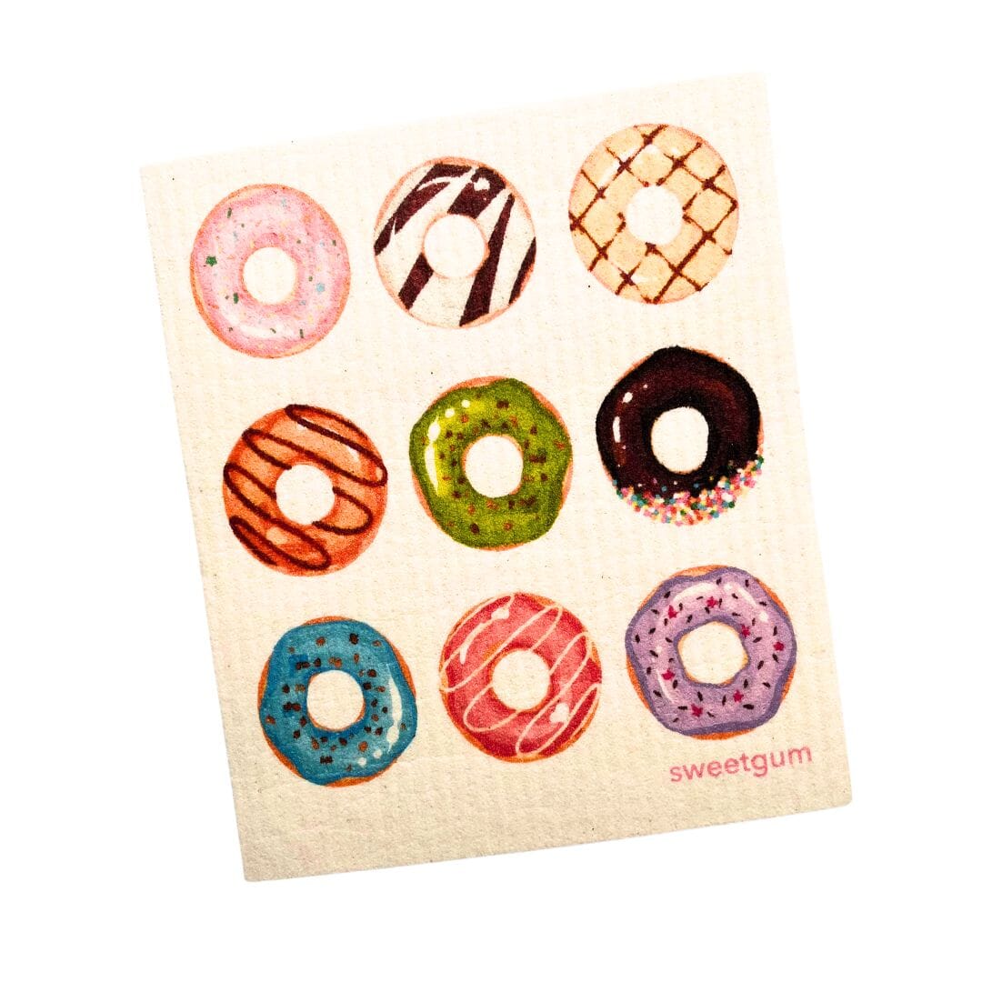 Nine Donuts Swedish dishcloth | Multi-color