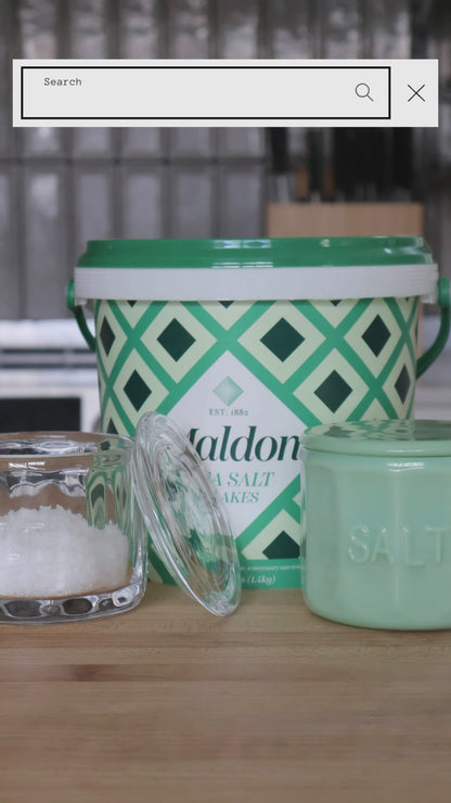 Glass Salt Cellar with Lid